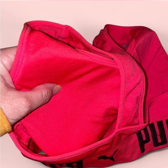 PUMA Fuchsia Athletic Sports Bra M - Picture 6 of 11